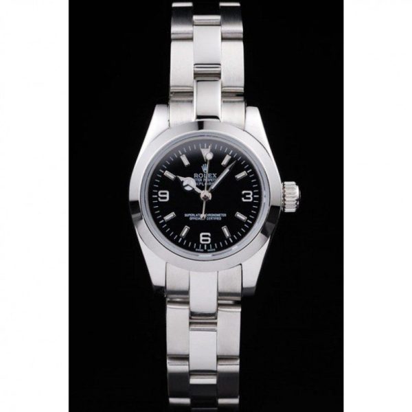 Rolex Explorer Polished Stainless Steel Black Dial 98089 - Image 2