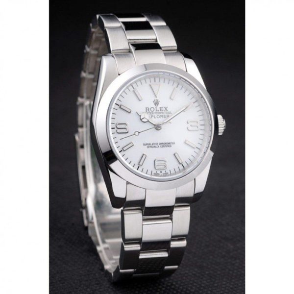 Rolex Explorer Polished Stainless Steel White Dial 98086 - Image 3