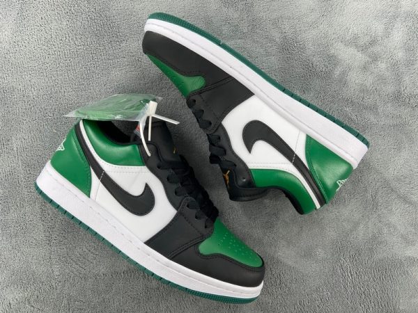 #Replica Shoes Air Jordan 1 Low Green Toe 553558-371 - Image 4