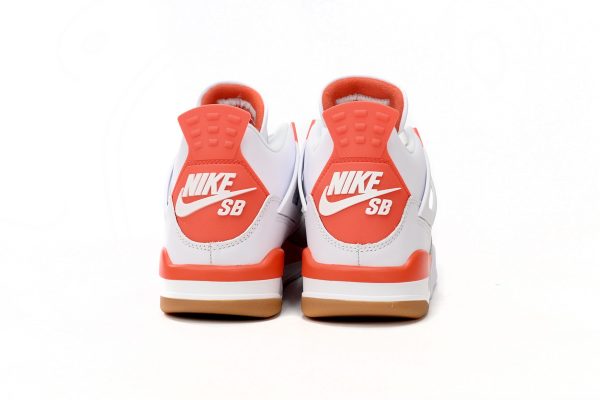 Replica Orange Air Jordan 4 White DR5415-108