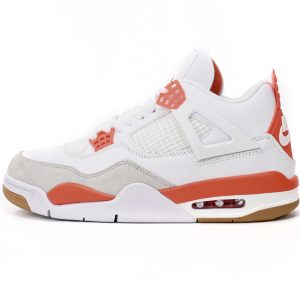 Replica Orange Air Jordan 4 White DR5415-108