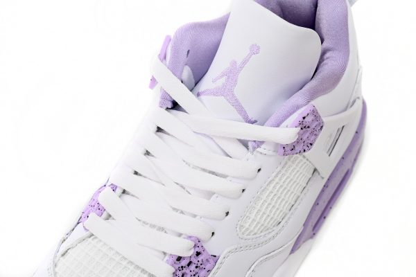 Replica Air Jordan 4 Oreo White Reps Purple CT8527-115