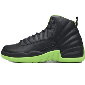 Replica Jordan Air 12 Retro Men's Shoes Black Green