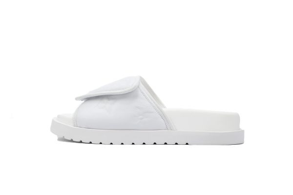 # Shoes Louis Vuitton Miami Mules White 1AA7RF