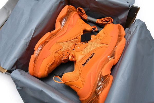 # Shoes Balenciaga Triple S Clear Sole Orange - Image 3