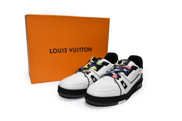 # Shoes Louis Vuitton Trainer Black and White 1A9ADA - Image 3