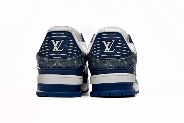 # Shoes Louis Vuitton Trainer Cowboy Blue FD0291 - Image 6