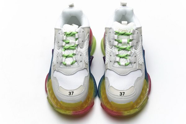 # Shoes Balenciaga Triple S Rainbow 544351 W09E1 1895 - Image 4