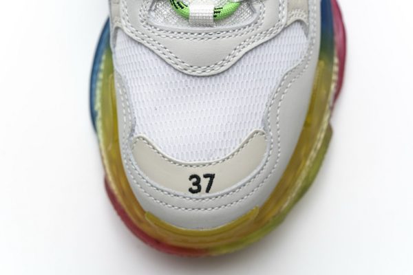 # Shoes Balenciaga Triple S Rainbow 544351 W09E1 1895 - Image 5