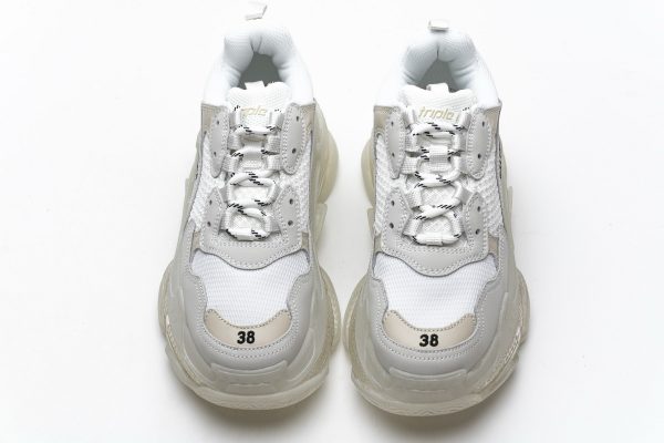 # Shoes Balenciaga Triple S White 544351 W09E1 9000 - Image 4