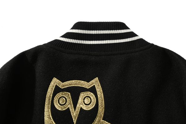 # Shoes BAPE x OVO Varsity Jacket Black - Image 5