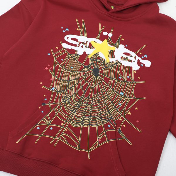 # Shoes Sp5der Logo Hoodie Red - Image 5